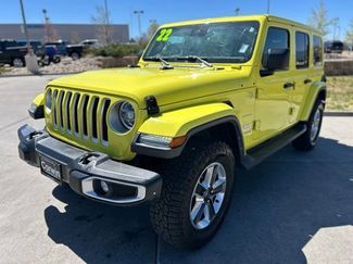 Used 2022 Jeep Wrangler Unlimited Sahara w/ LED Lighting Group AWD/4WD video 3