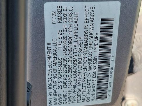 Used 2022 Honda Pilot Special Edition image 33