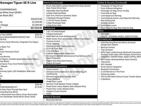 Certified 2023 Volkswagen Tiguan SE R-Line AWD/4WD image 31