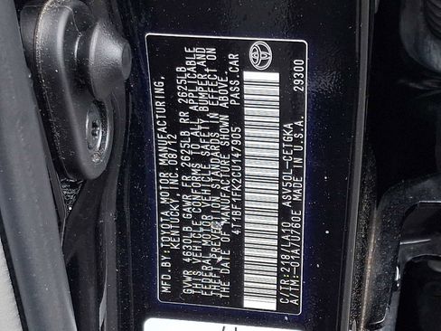 Used 2012 Toyota Camry XLE w/ Leather Pkg FWD image 27