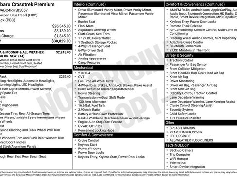 Used 2024 Subaru Crosstrek 2.0i Premium image 15