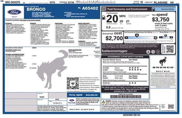 Used 2024 Ford Bronco Big Bend AWD/4WD image 21