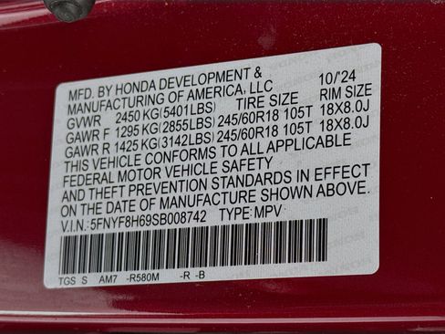 Certified 2025 Honda Passport TrailSport image 32