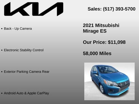 Used 2021 Mitsubishi Mirage ES image 5