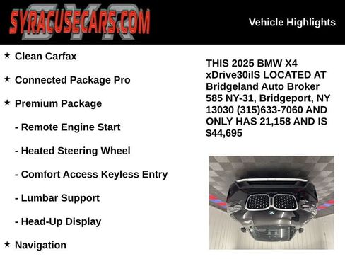Used 2025 BMW X4 xDrive30i AWD/4WD image 5