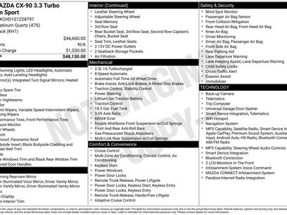 Used 2025 MAZDA CX-90 3.3 Turbo w/ Premium Sport Pkg