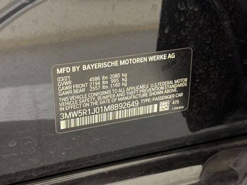 Used 2021 BMW 330i Sedan w/ Driving Assistance Package RWD image 22