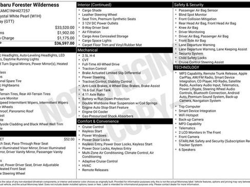 Used 2022 Subaru Forester Wilderness AWD/4WD image 29