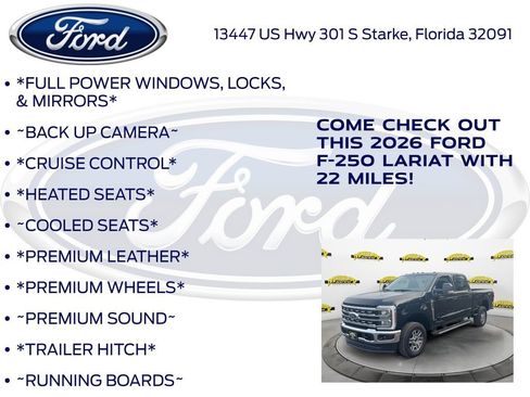 New 2026 Ford F250 Lariat AWD/4WD image 10