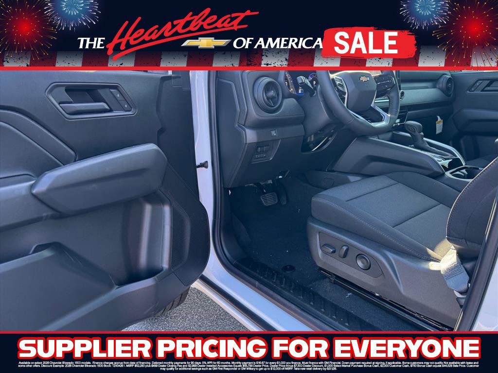 New 2026 Chevrolet Colorado W/T w/ WT Custom Package RWD image 10