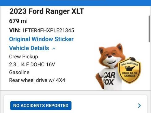 Used 2023 Ford Ranger XLT w/ Tremor Off-Road Package AWD/4WD image 5