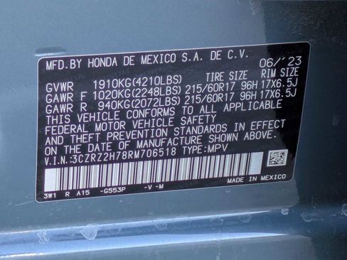 Certified 2024 Honda HR-V EX-L image 33