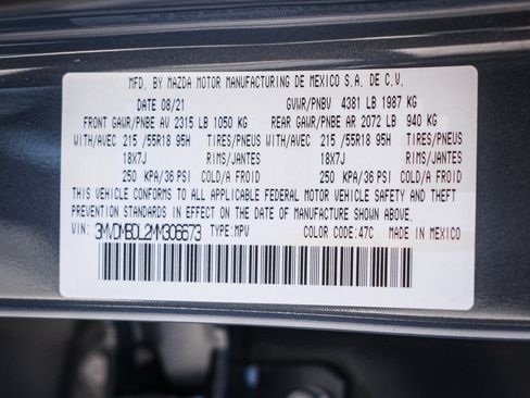 Certified 2021 MAZDA CX-30 AWD 2.5 S w/ Premium Package image 37