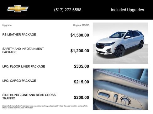 Certified 2023 Chevrolet Equinox RS w/ RS Leather Package image 15