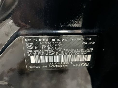 Used 2020 Mitsubishi Mirage ES FWD image 27