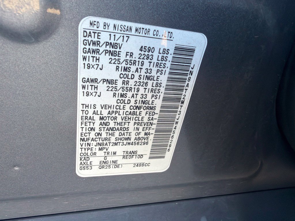 Used 2018 Nissan Rogue SL w/ Premium Package FWD image 11