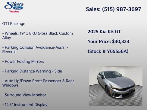 Used 2025 Kia K5 GT w/ GT1 Package FWD image 16
