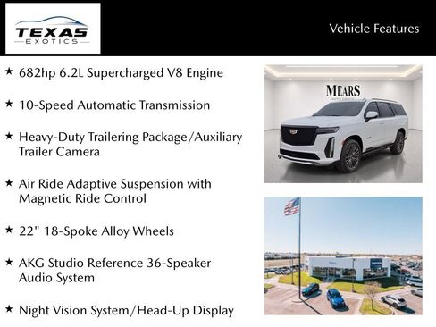 Used 2024 Cadillac Escalade V w/ Heavy-Duty Trailer Package AWD/4WD image 2