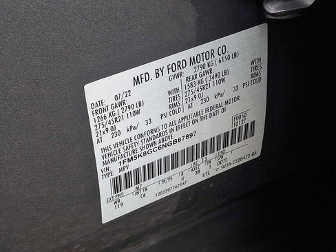 Used 2022 Ford Explorer ST w/ Equipment Group 401A image 26