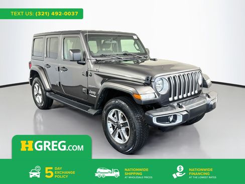 Used 2021 Jeep Wrangler Unlimited Sahara AWD/4WD image 1