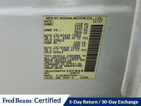 Used 2018 Nissan Murano SL image 34