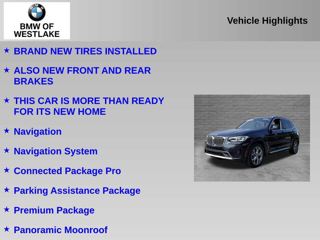 Certified 2023 BMW X3 xDrive30i AWD/4WD image 6
