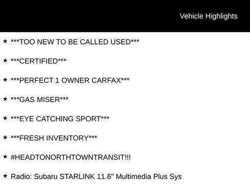 Used 2024 Subaru Impreza 2.0i Sport AWD/4WD image 7