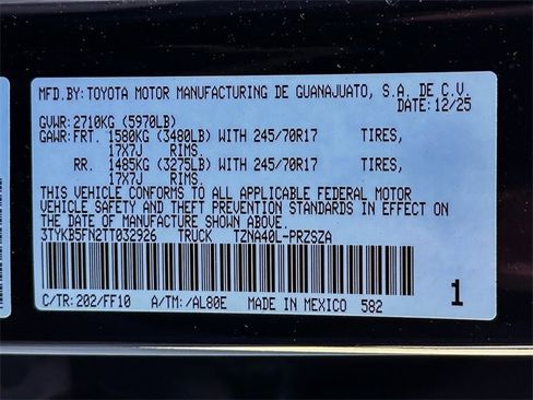 New 2026 Toyota Tacoma SR5 image 22