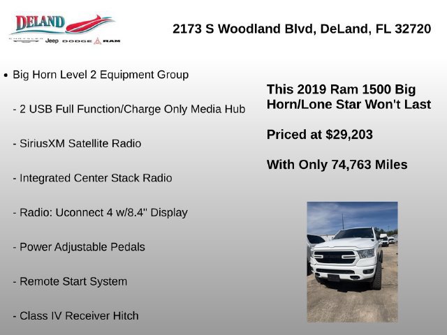 Used 2019 RAM 1500 Big Horn AWD/4WD image 16