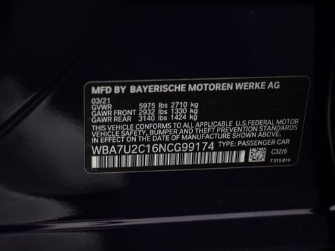 Used 2022 BMW ALPINA B7 xDrive image 31