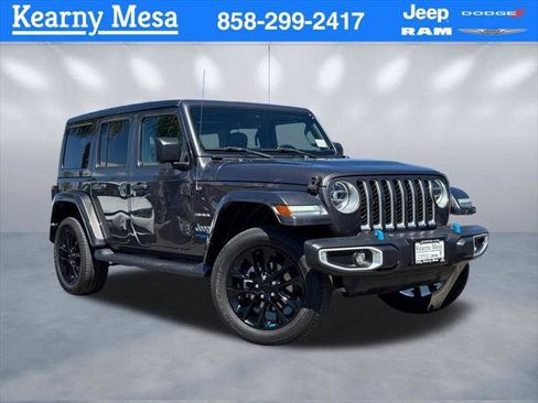 Certified 2022 Jeep Wrangler Unlimited Sahara w/ Cold Weather Group AWD/4WD image 1
