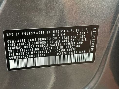 Used 2017 Volkswagen Jetta S image 34