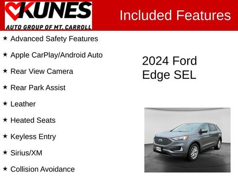 Used 2024 Ford Edge SEL AWD/4WD image 3