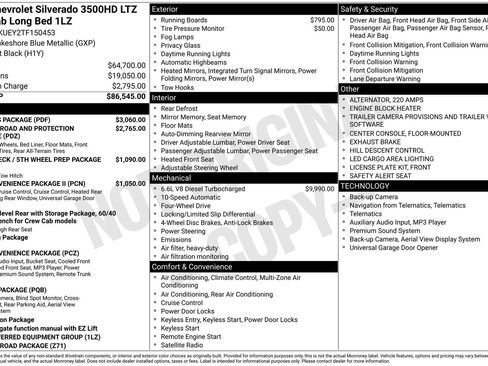 New 2026 Chevrolet Silverado 3500 LTZ w/ LTZ Plus Package AWD/4WD image 5
