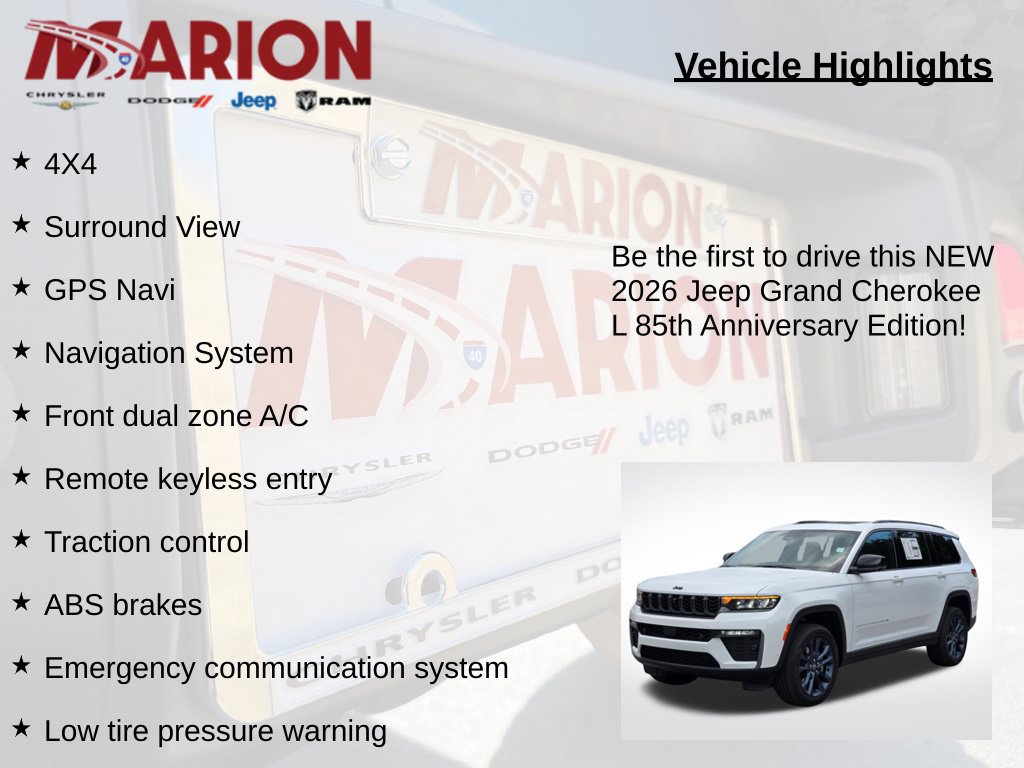 New 2026 Jeep Grand Cherokee L Limited AWD/4WD image 5