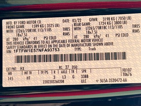 Used 2022 Ford F150 Lariat image 27