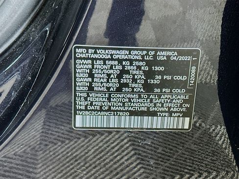 Used 2022 Volkswagen Atlas Cross Sport SEL AWD/4WD image 31