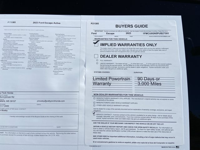 Used 2023 Ford Escape Active FWD image 5
