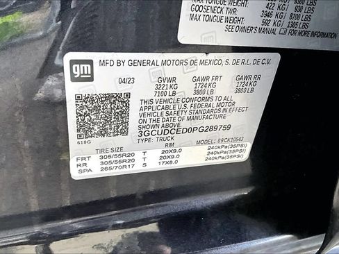 Used 2023 Chevrolet Silverado 1500 Custom Trail Boss AWD/4WD image 43