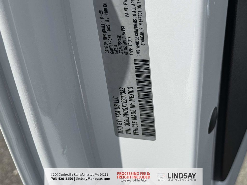New 2026 RAM ProMaster 2500 w/ Safety Group FWD image 33
