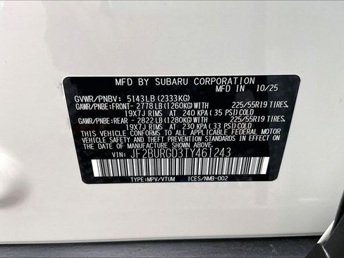 New 2026 Subaru Outback Limited XT image 16