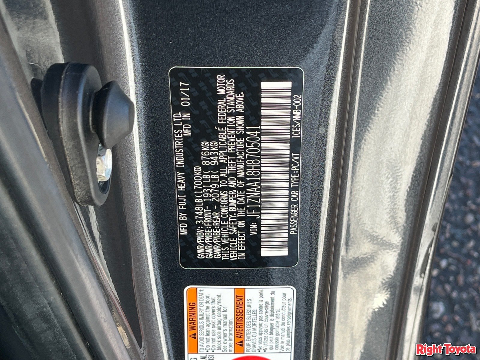 Certified 2017 Toyota 86 RWD image 33