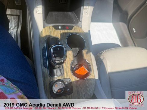 Used 2019 GMC Acadia Denali w/ LPO, Floor Liner Package AWD/4WD image 14
