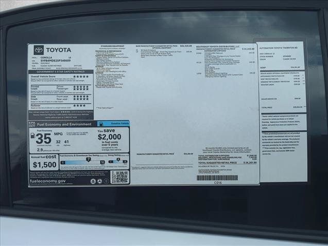 Certified 2025 Toyota Corolla LE w/ Convenience Package FWD image 22