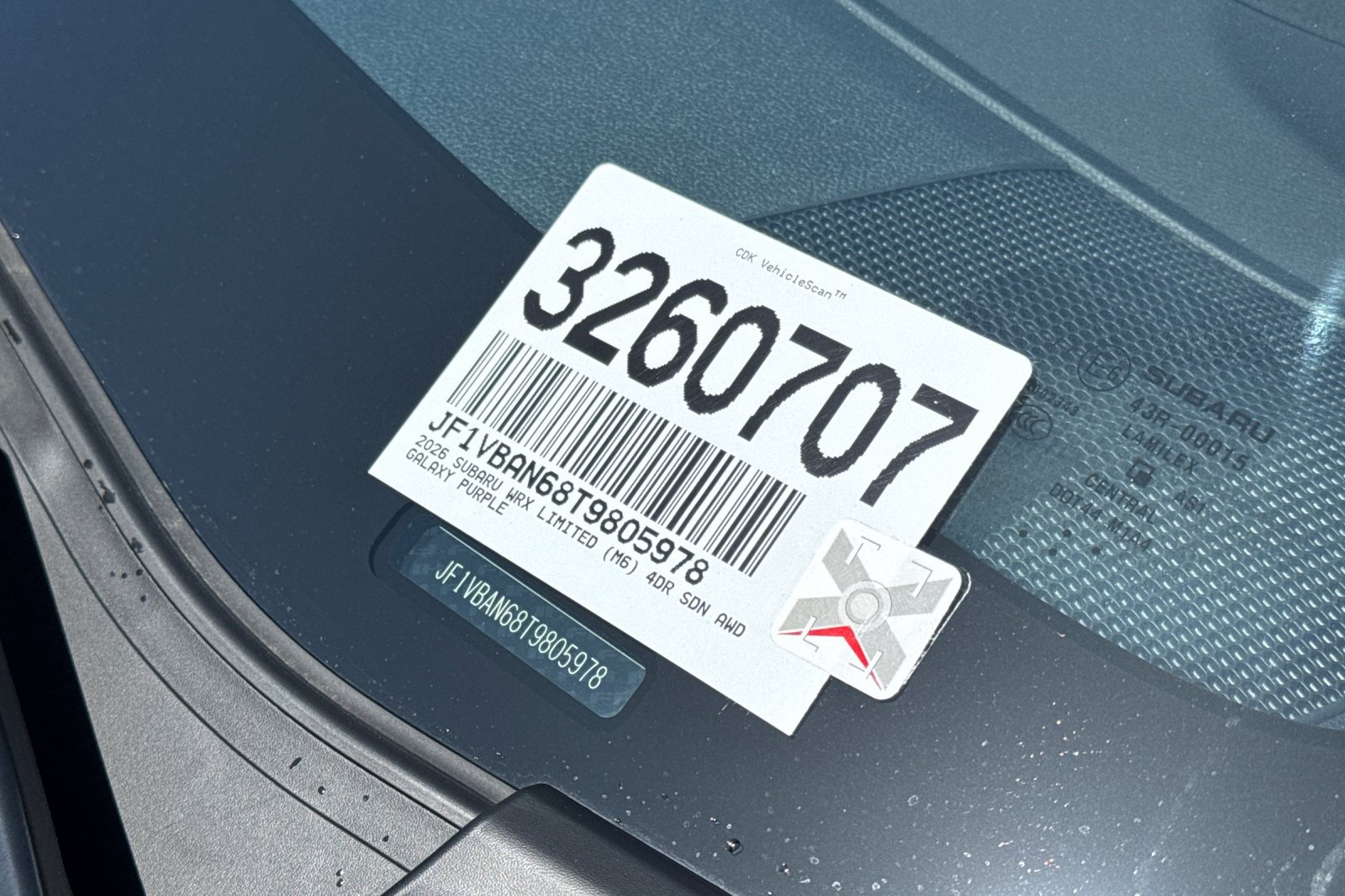 New 2026 Subaru WRX Limited w/ WRX Electronics Package AWD/4WD image 27
