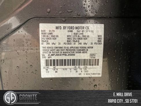 Used 2023 Lincoln Nautilus Reserve w/ Equipment Group 201A image 28