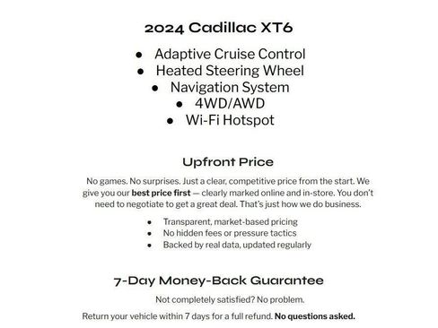 Used 2024 Cadillac XT6 Sport w/ LPO, Onyx Lite Package AWD/4WD image 42