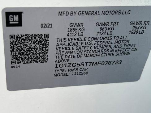 Used 2021 Chevrolet Malibu RS image 29