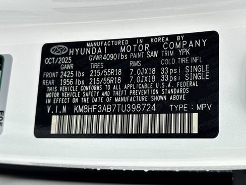 Certified 2026 Hyundai Kona SEL Sport FWD image 35