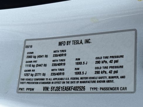 Used 2019 Tesla Model 3 Standard Range Plus RWD image 32
